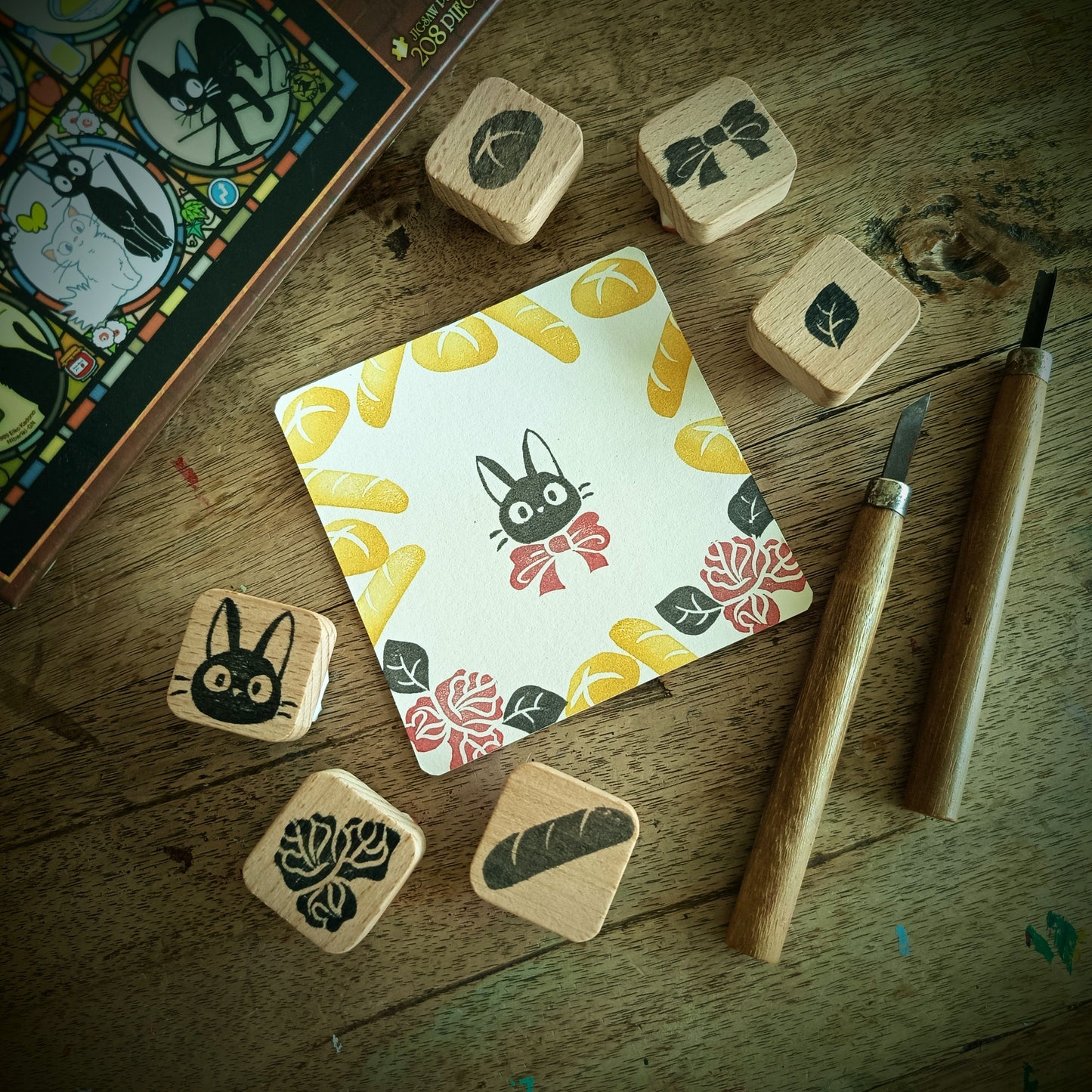 Carve with Totoro - Stamp Carving class at Brew With Grace (18 May, 130pm)