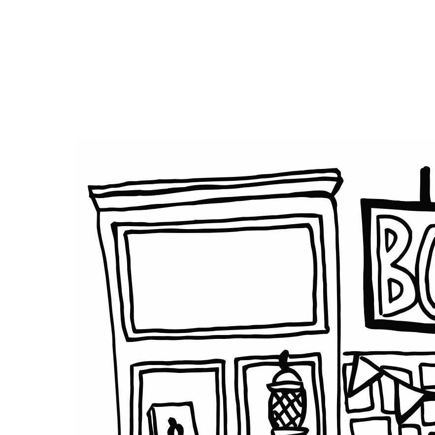 Vector PDF Printable art - Melbourne Book Shop