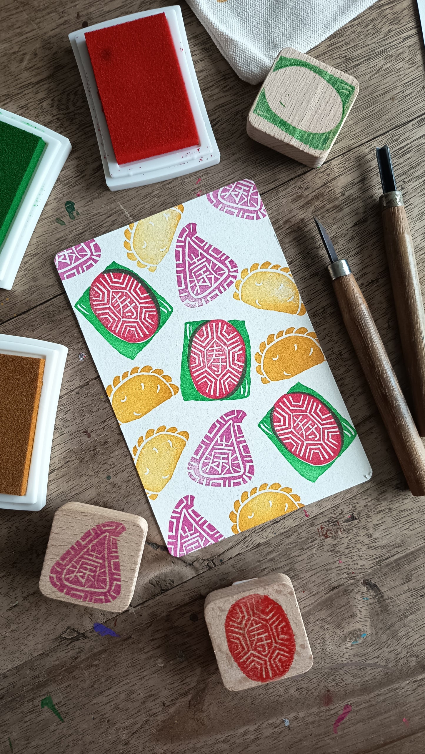 Private Workshop for Rubber Stamp Carving