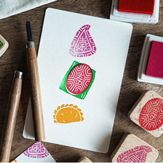 Private Workshop for Rubber Stamp Carving