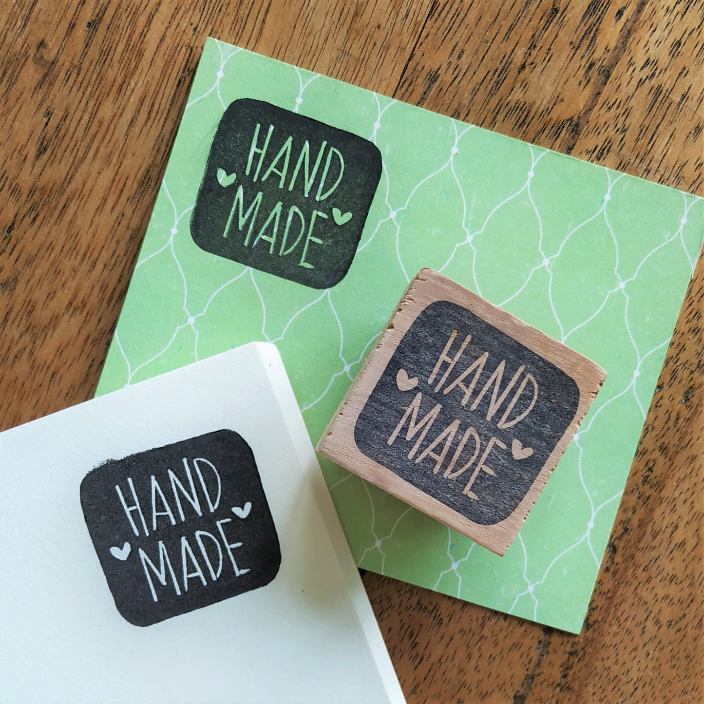 Craft ink pad for rubber stamps