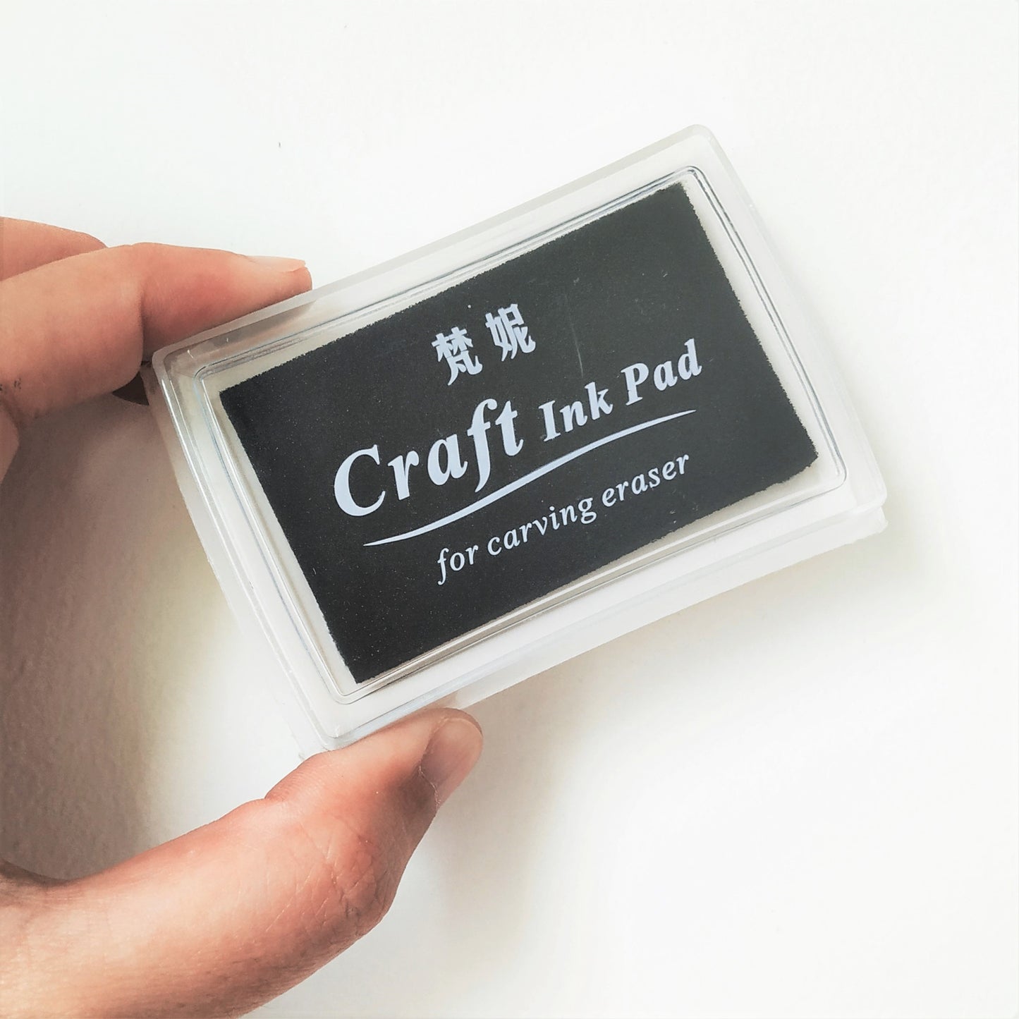 Craft ink pad for rubber stamps