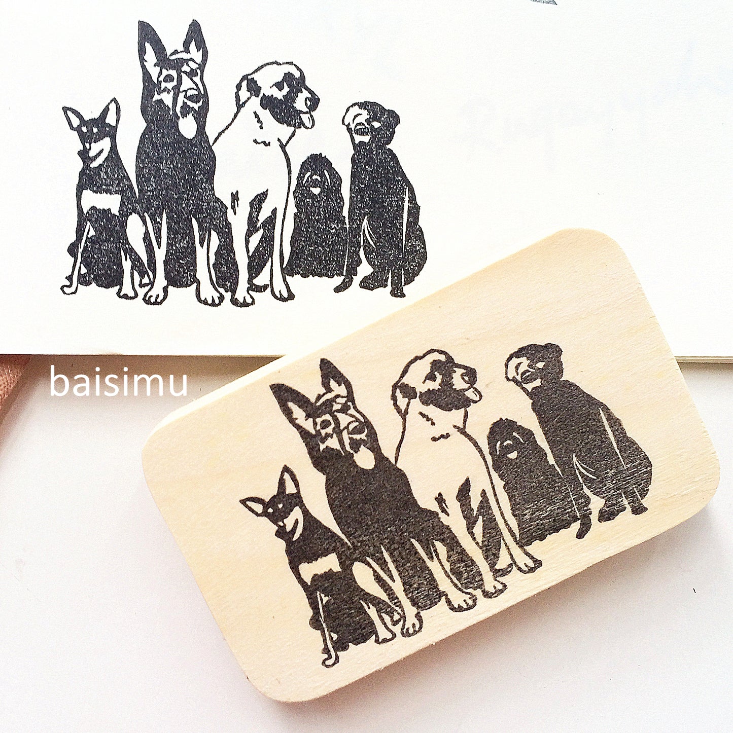 Customized pet stamp